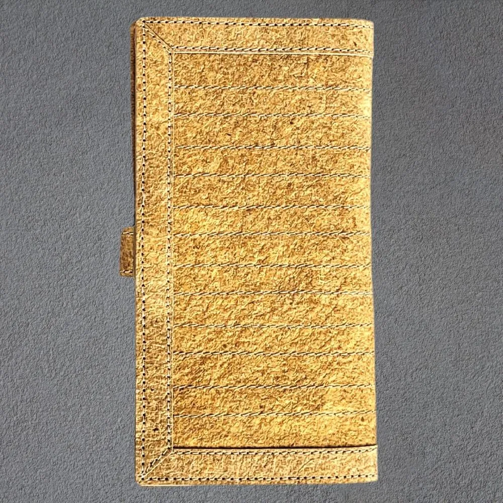 Beige Hand Wallet/Clutch | Textured Coconut Leather | Smart | Light Weight