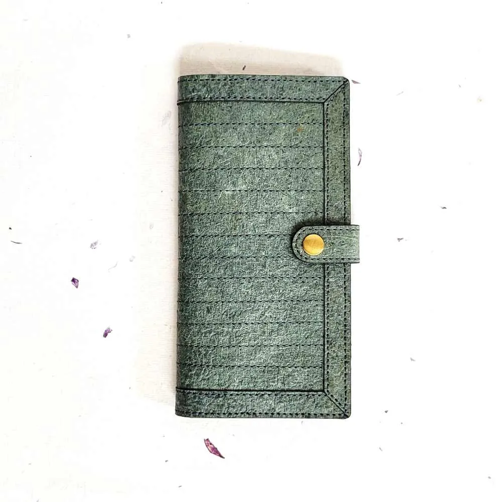 Beige Hand Wallet/Clutch | Textured Coconut Leather | Smart | Light Weight
