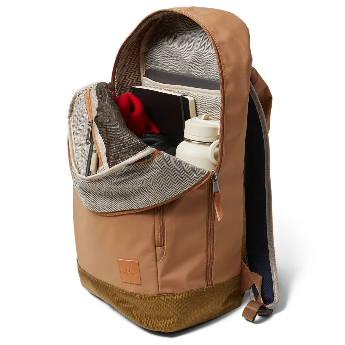 Brixton Commuter Backpack - Golden Brown