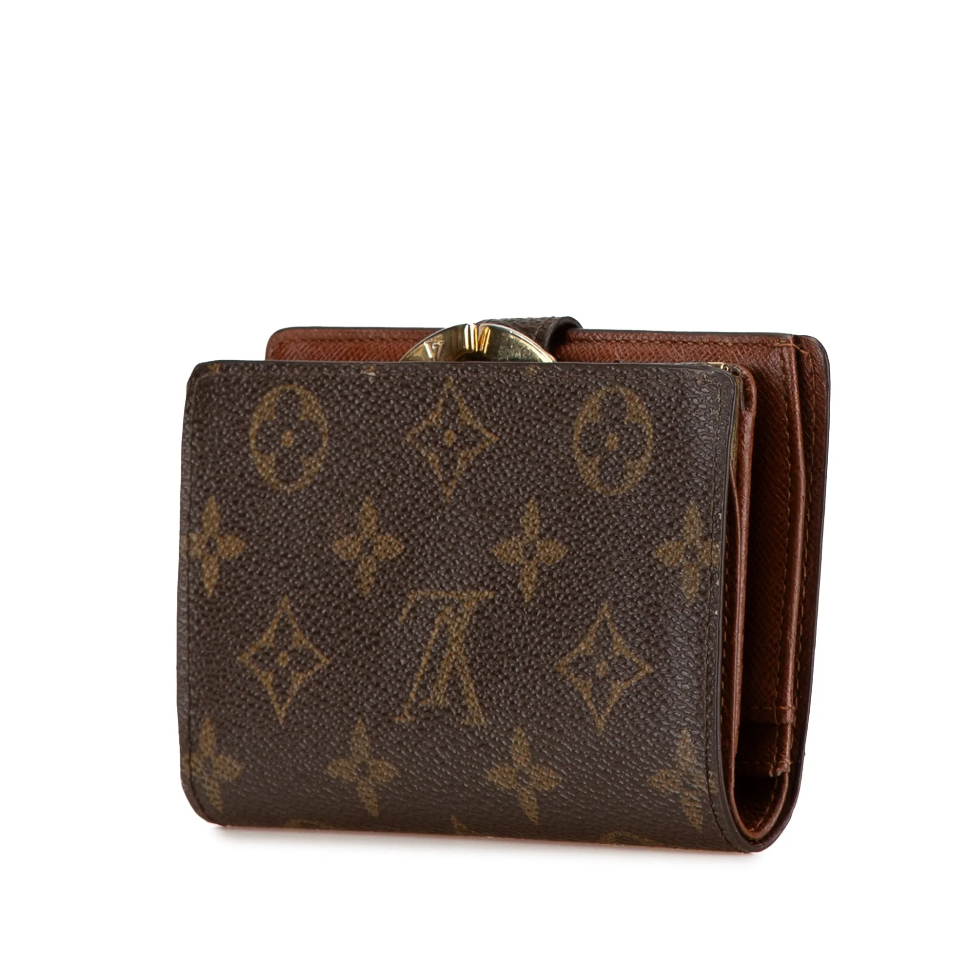 Brown Louis Vuitton Monogram Viennois Small Wallets