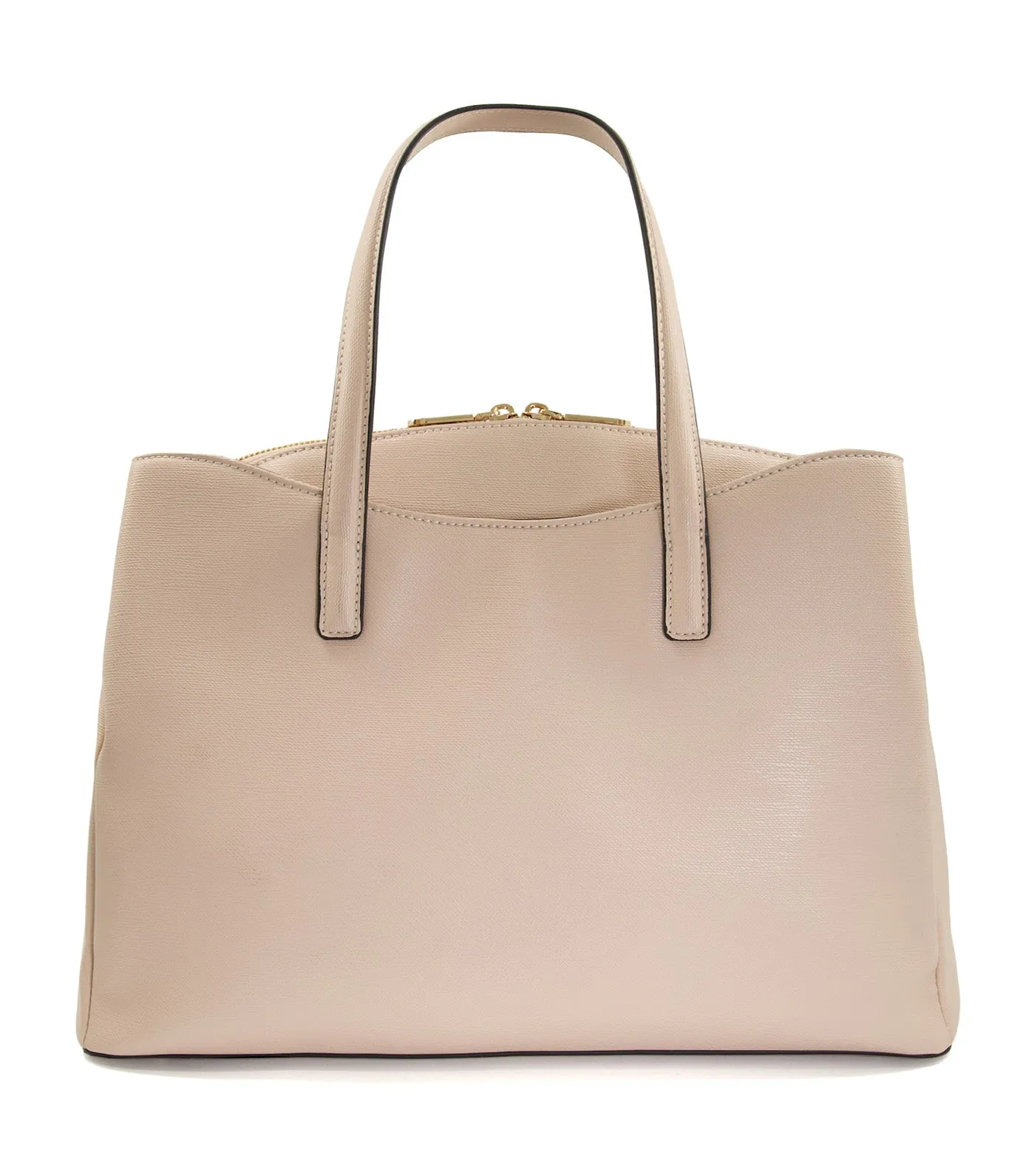 Dignify Large Quilted Tote Bag Nude