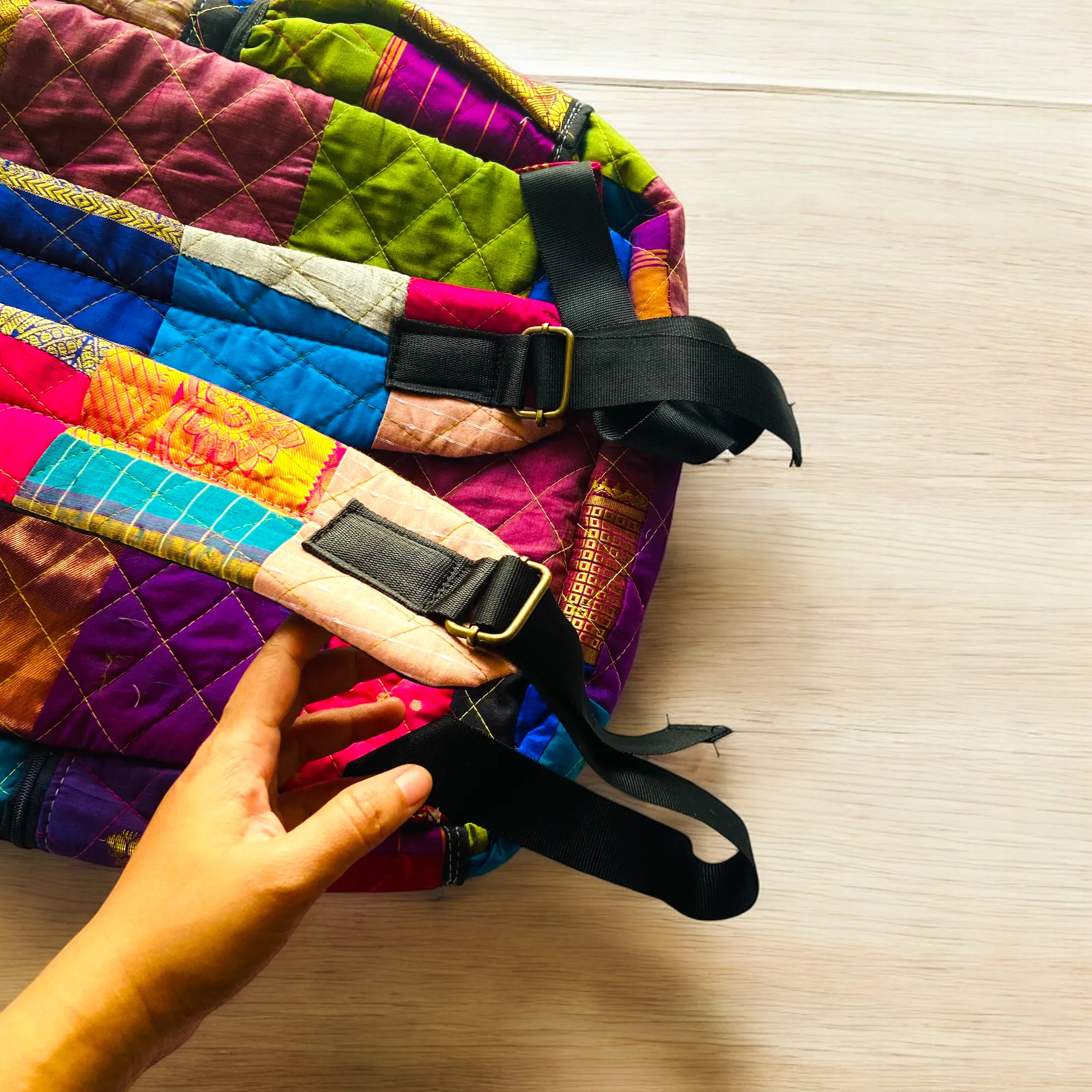 Eco-friendly and Stylish Backpacks: Bright Indian Weaves- Your Travel Companion