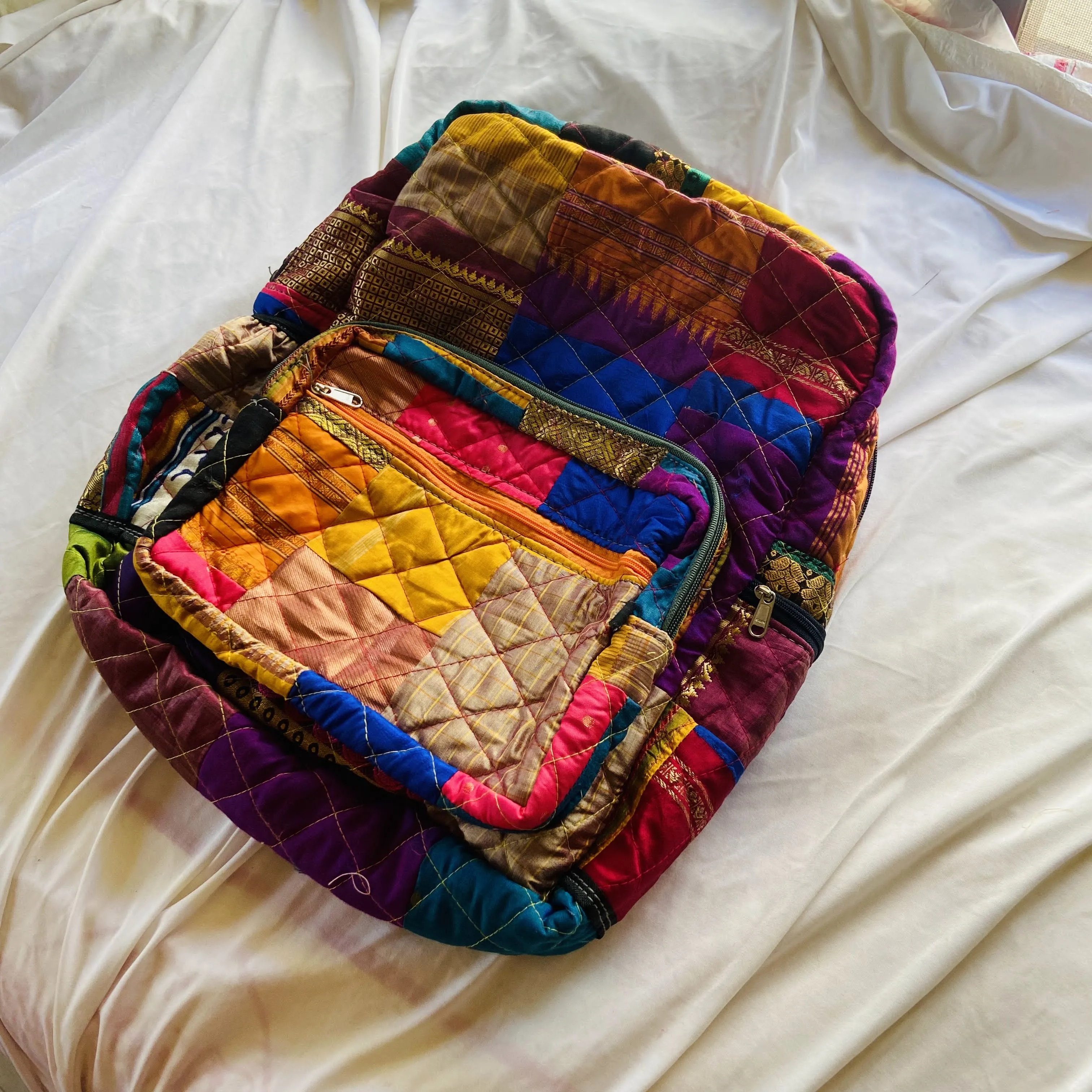 Eco-friendly and Stylish Backpacks: Bright Indian Weaves- Your Travel Companion