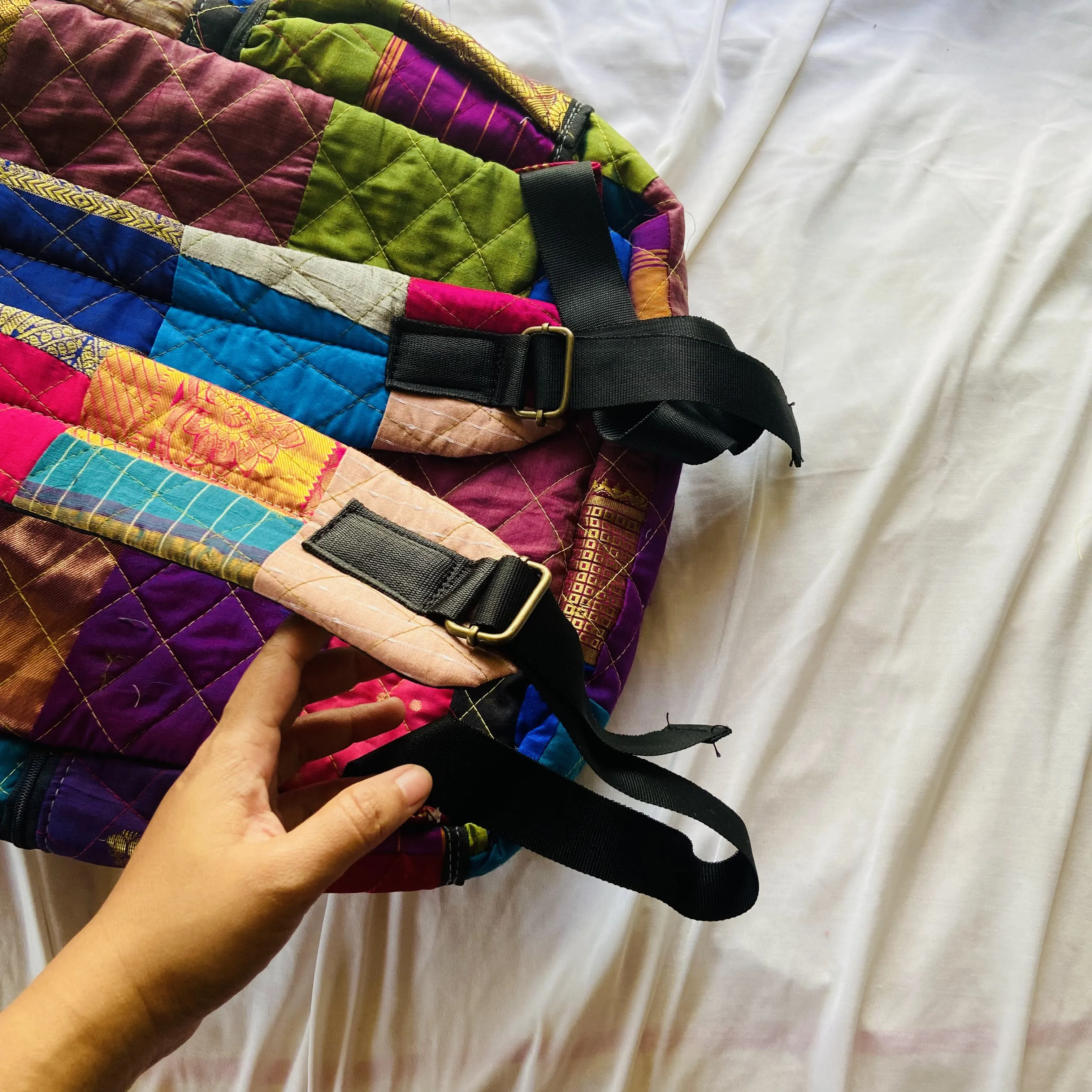 Eco-friendly and Stylish Backpacks: Bright Indian Weaves- Your Travel Companion
