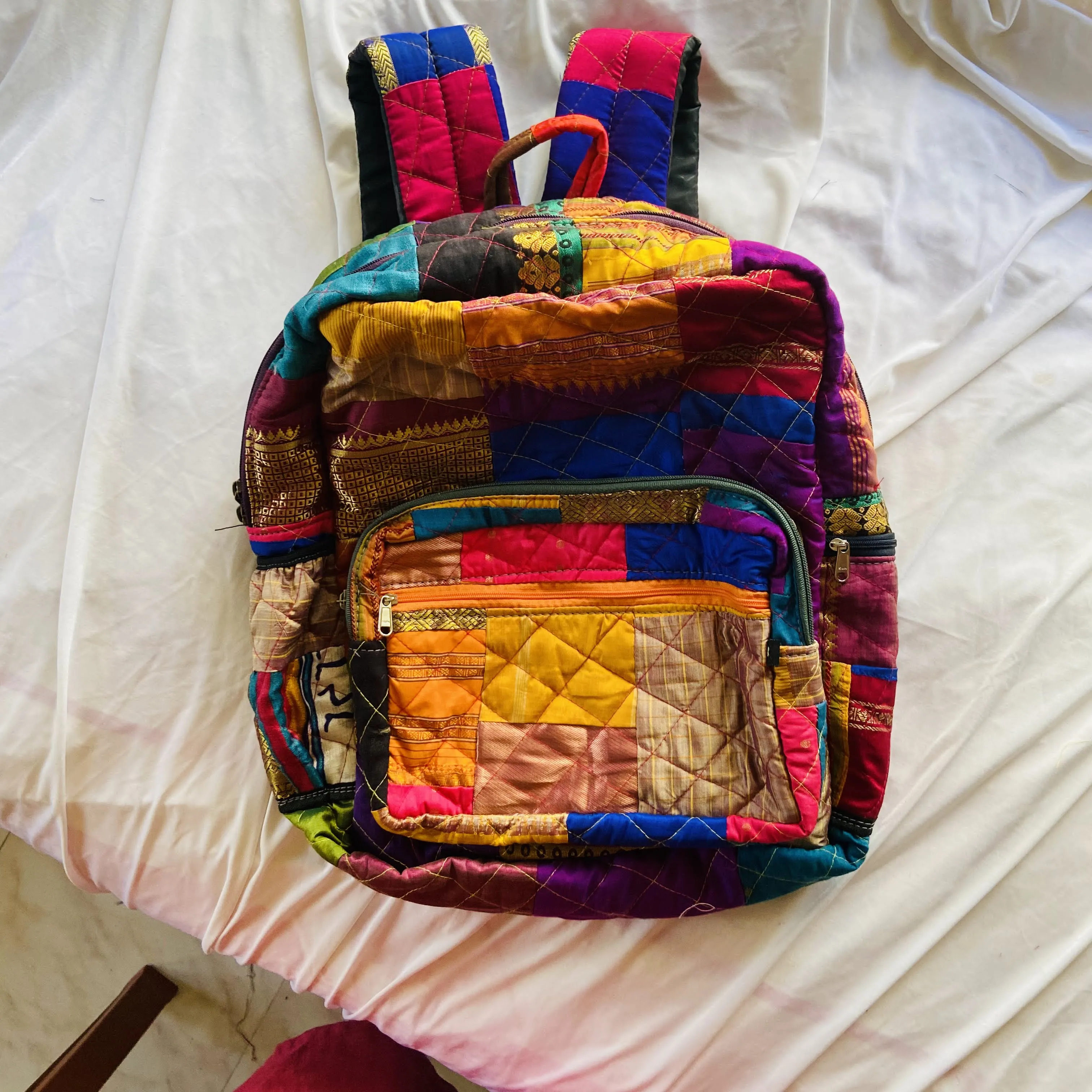 Eco-friendly and Stylish Backpacks: Bright Indian Weaves- Your Travel Companion