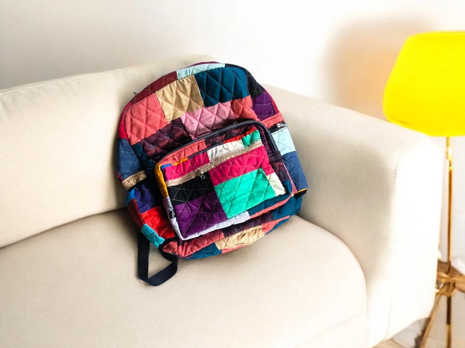 Eco-friendly and Stylish Backpacks: Multicolor Solids - Your Travel Companion