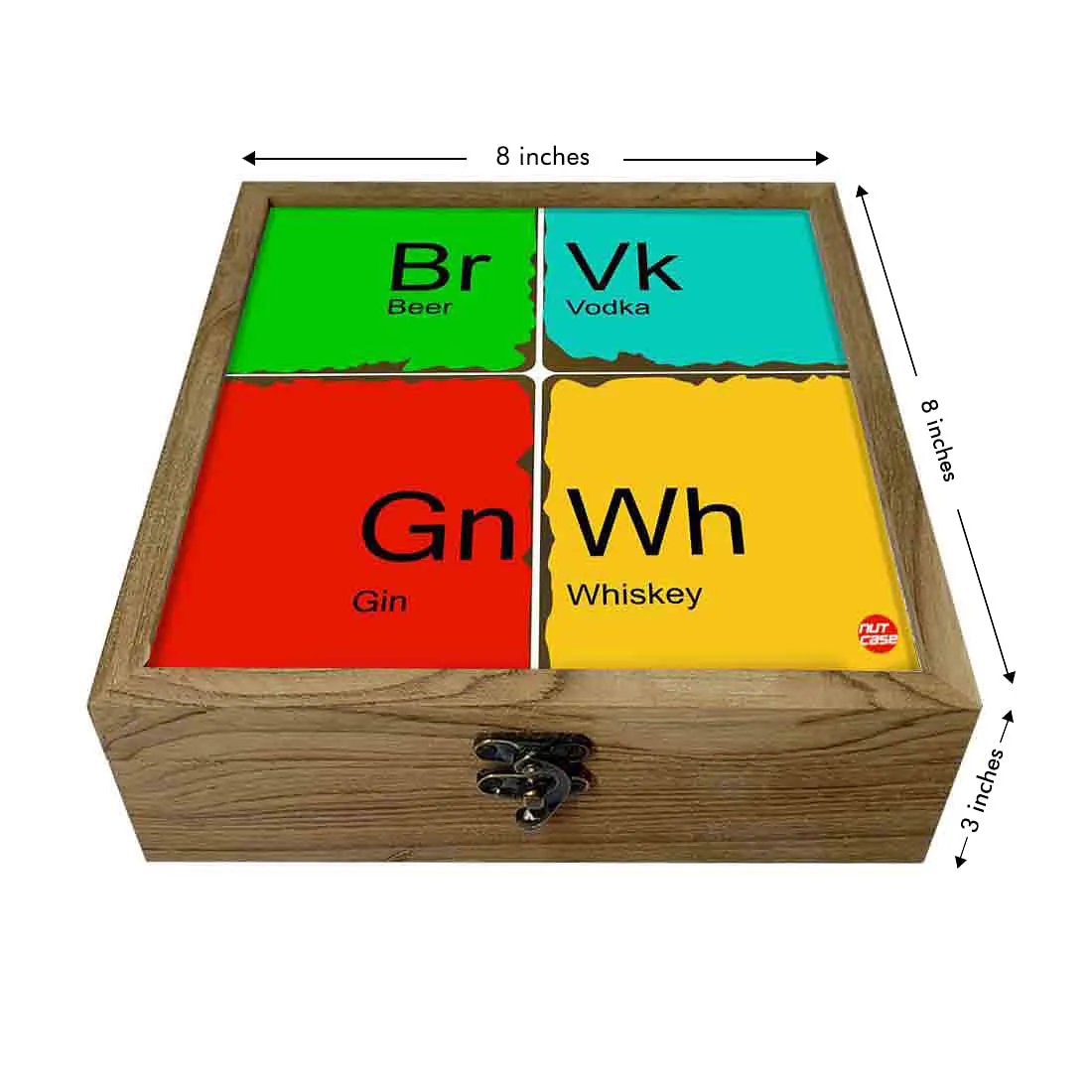 Hip Flask Gift Box -4 Spirits One Love
