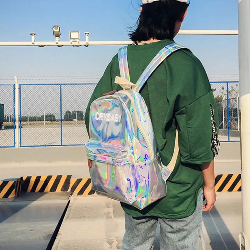 Holographic Crybaby Backpack