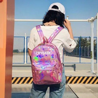 Holographic Crybaby Backpack
