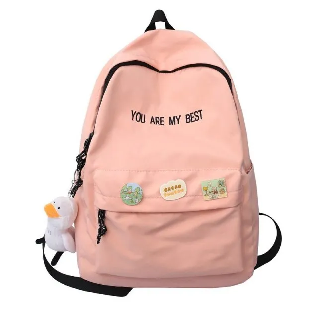 Kawaii Letter Embroidery Backpack