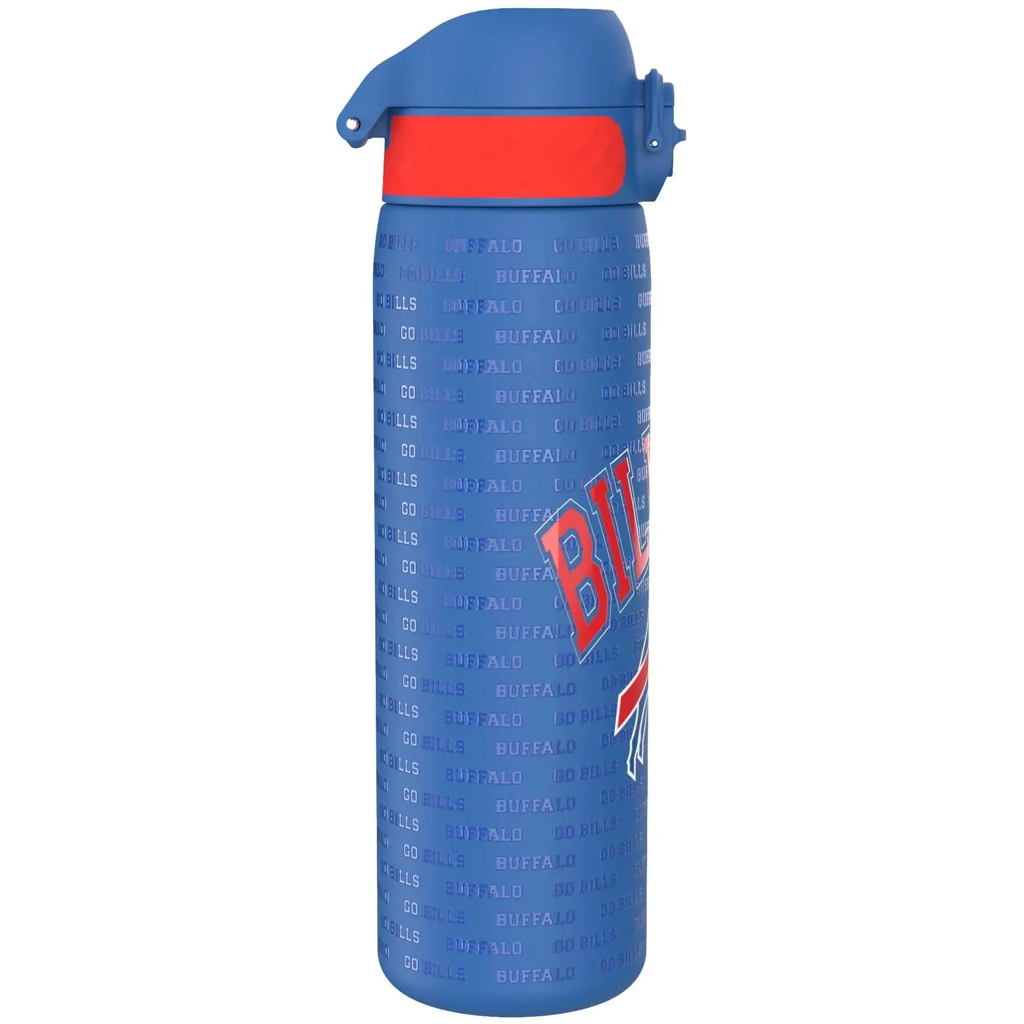 Leak Proof NFL Water Bottle, Stainless Steel, Buffalo Bills, 600ml (20oz)
