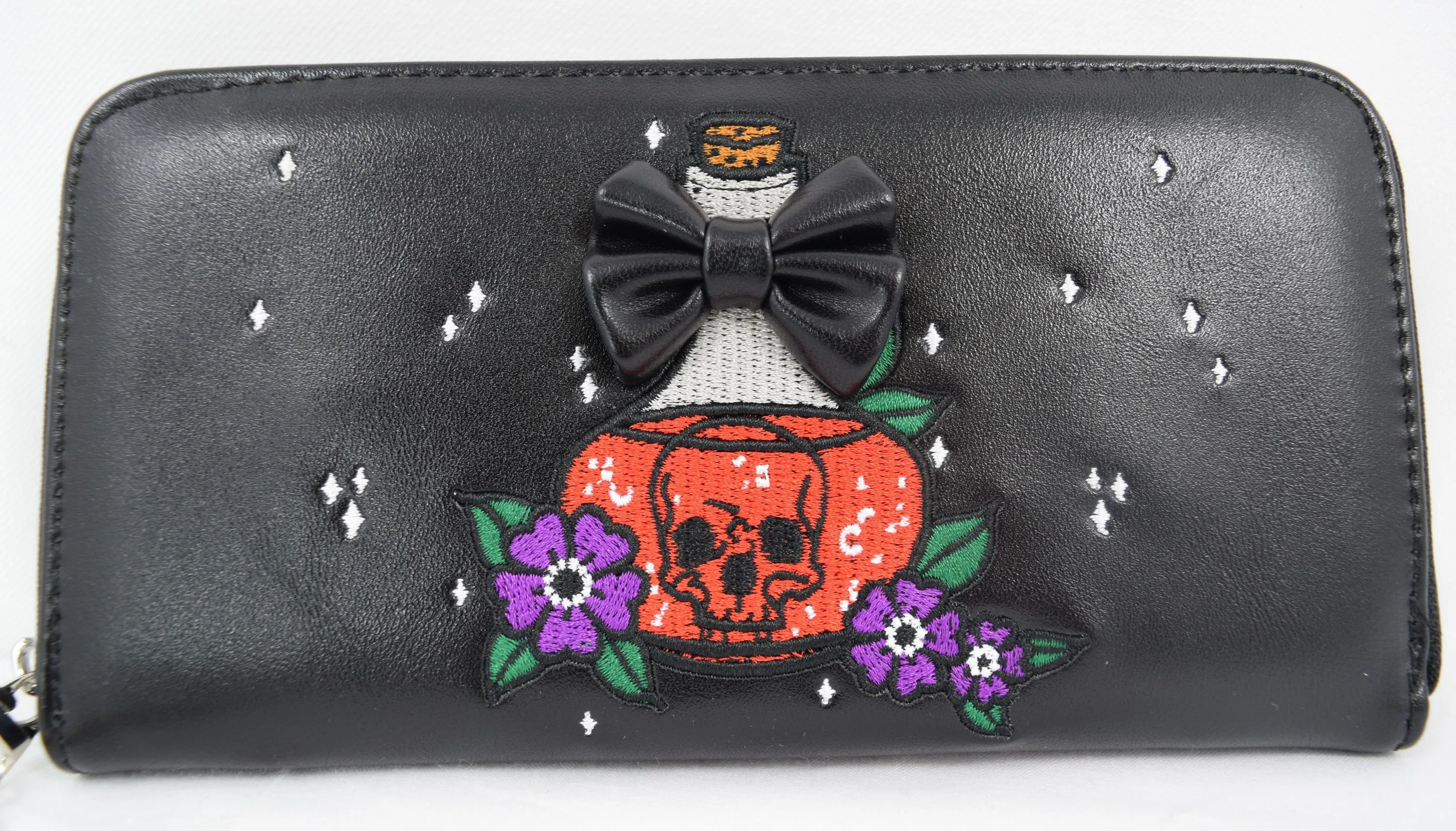 Lost Queen Mystical Poison Bottle with Black bow RIP Gothic Girl Wallet