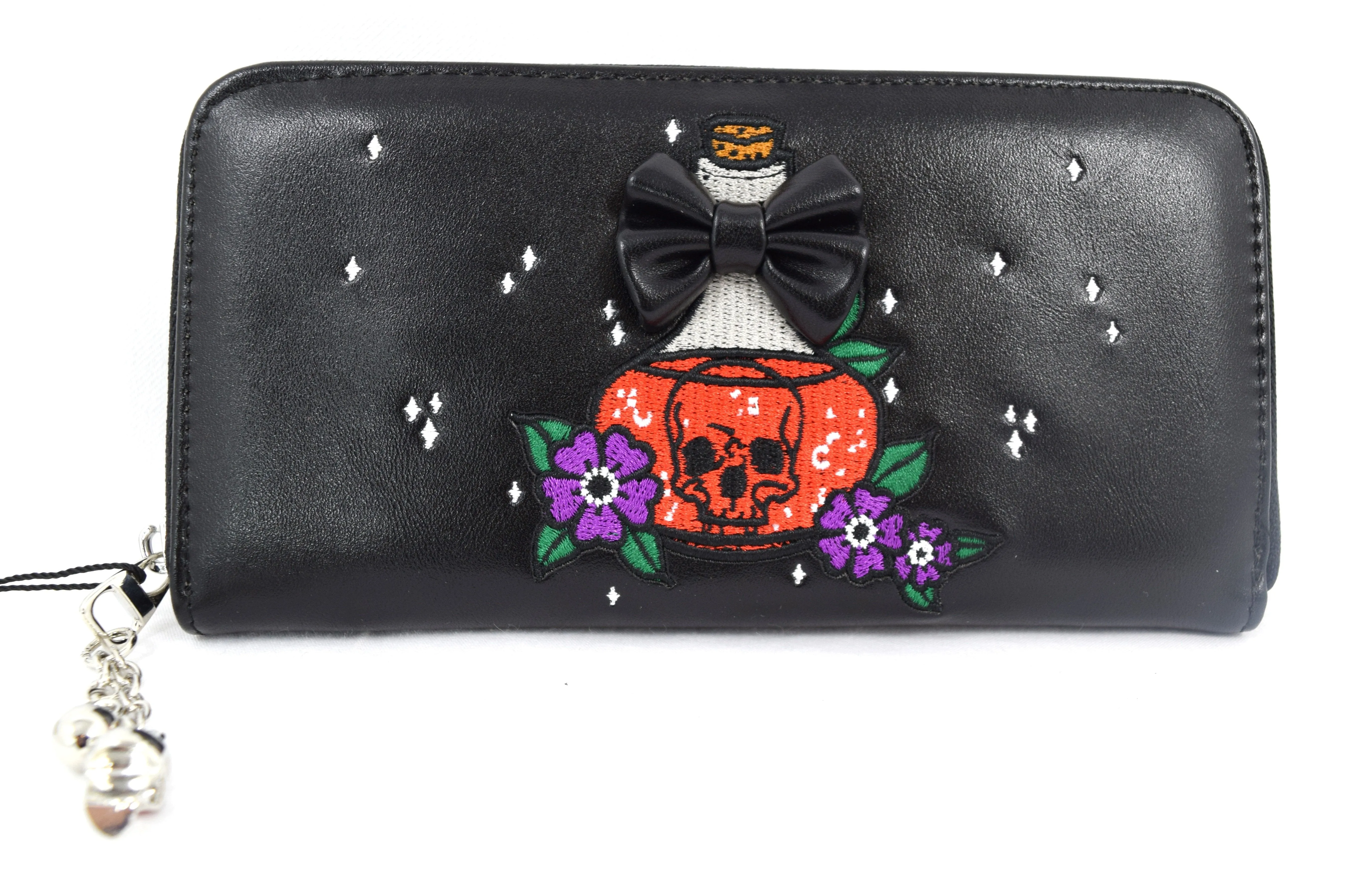 Lost Queen Mystical Poison Bottle with Black bow RIP Gothic Girl Wallet