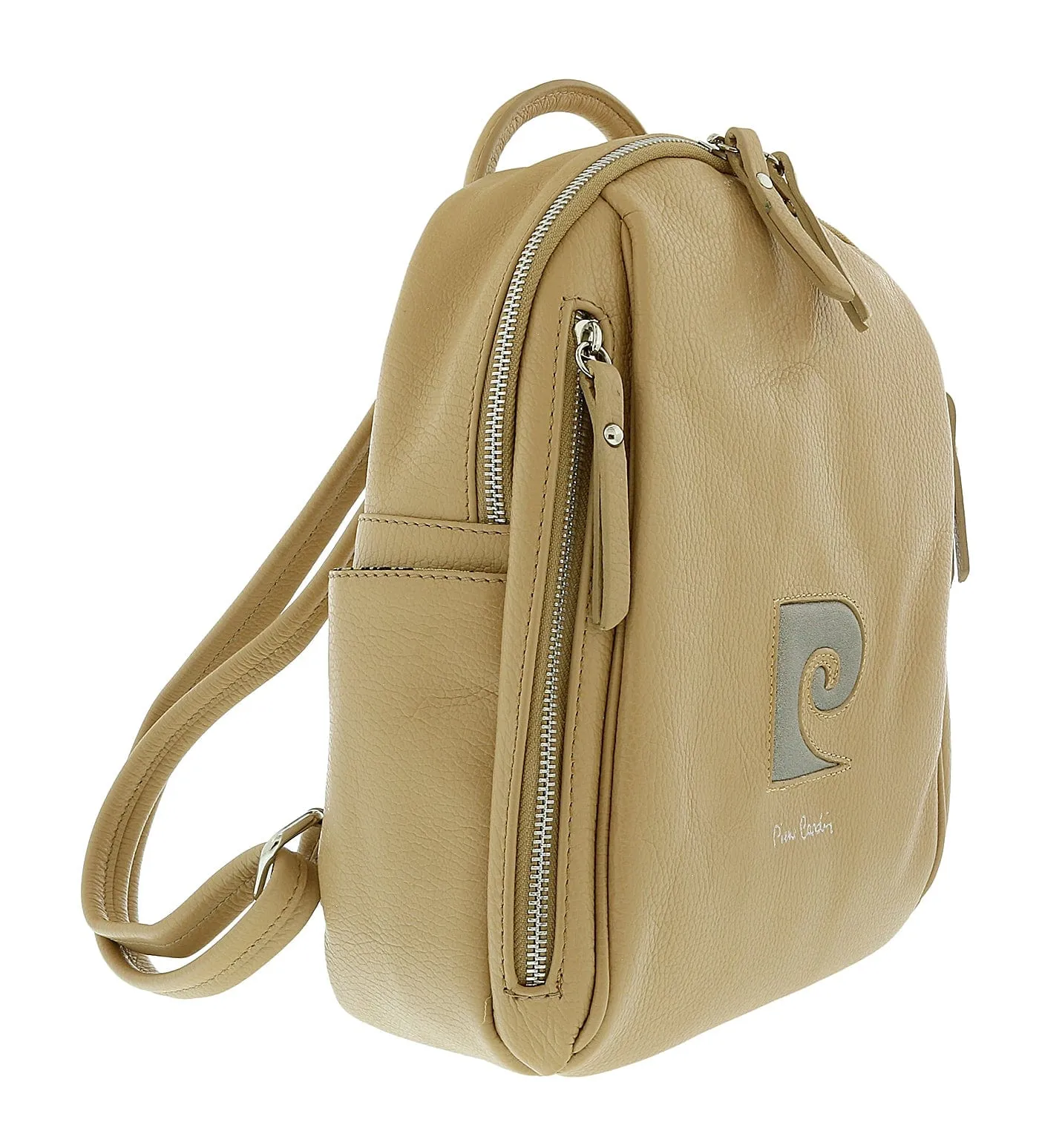 Pierre Cardin Sahara Leather Soft Logo Fashion Backpack