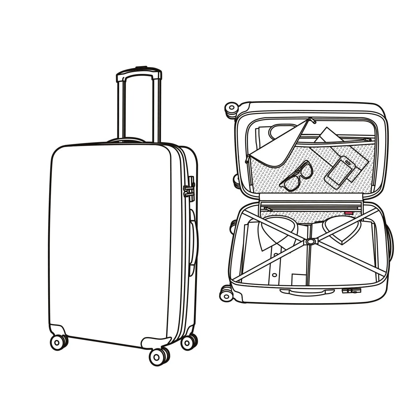 suitcase S, special edition Stamps