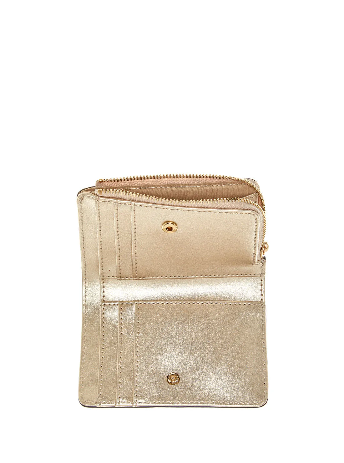 Taupe Logo Arlena Card Case